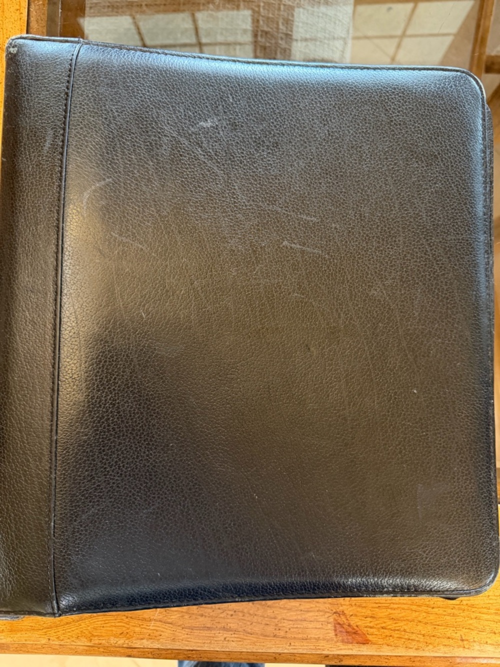 Black Leather Monarch Franklin Planner